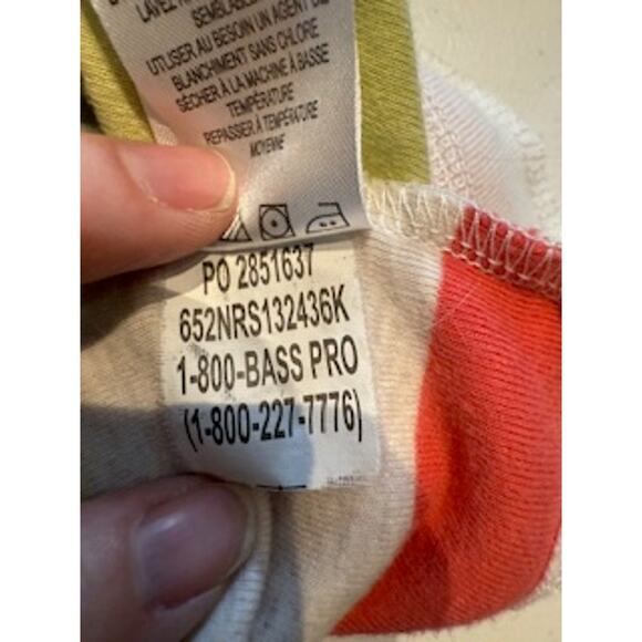 Natural Reflection Striped Short-Sleeve Shirt Size Women's Large - Picture 7 of 11